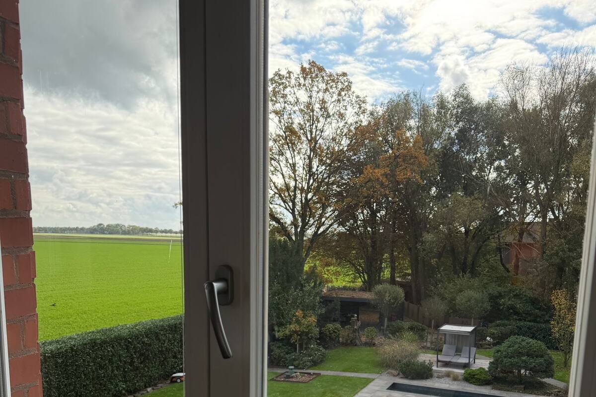 Family Double or Twin Room, 1 King Bed, Kitchen, Garden View | Laptop workspace, WiFi (free), bed sheets