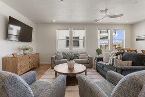 Living area | Smart TV - Ivory Shores 3 Bedroom Condo (St. George)