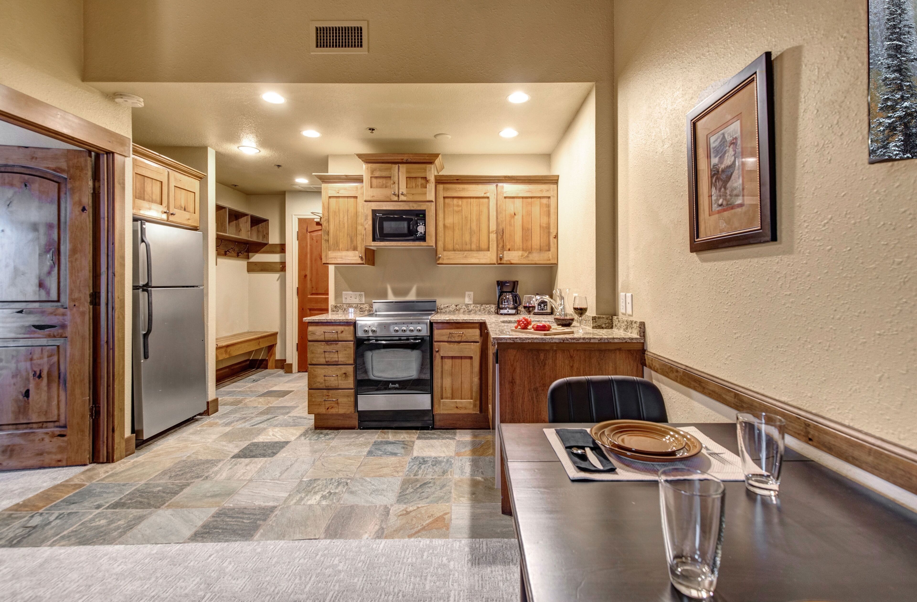 Condo, 1 Bedroom | Private kitchen | Fridge, coffee/tea maker, toaster