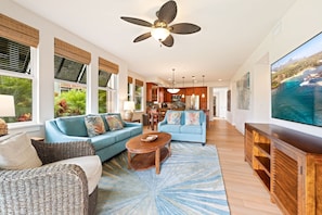 Living area - Kauai Pili Mai 13m 3 Bedroom Condo (Koloa)
