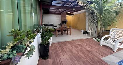 Casa do Rosa Conforto até 6 pessoas