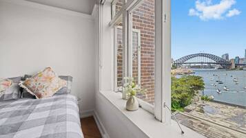 1 bedroom, iron/ironing board, travel crib, WiFi