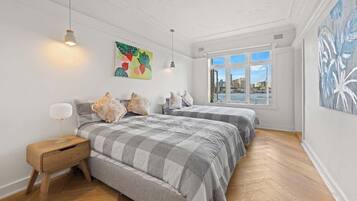 1 bedroom, iron/ironing board, travel crib, WiFi