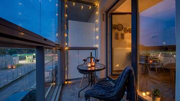 Studio, byutsikt | Balkong