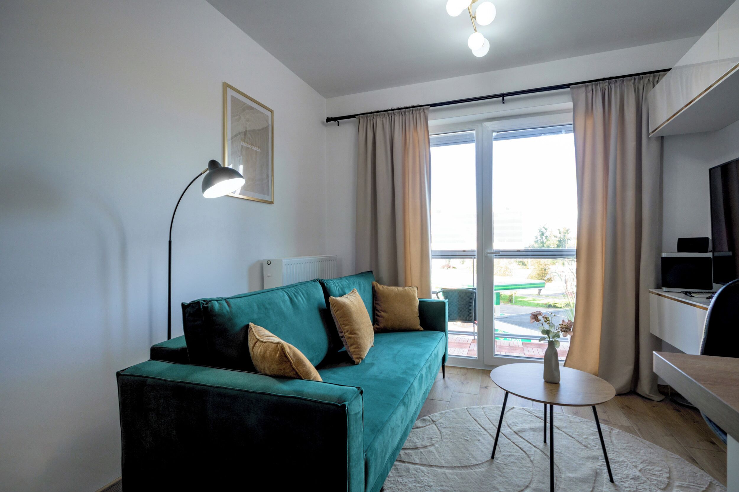 Studio, Balcony | Living room