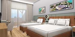 Free minibar, in-room safe, laptop workspace, free WiFi - Raxeria Hotel - All Inclusive (Manavgat)