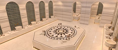 Turkish bath/hammam, body treatments, aromatherapy, body wraps