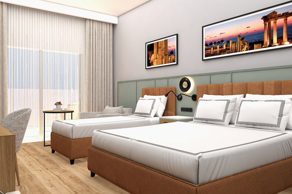 Standard Room, Balcony, Partial Sea View | In-room safe, free WiFi