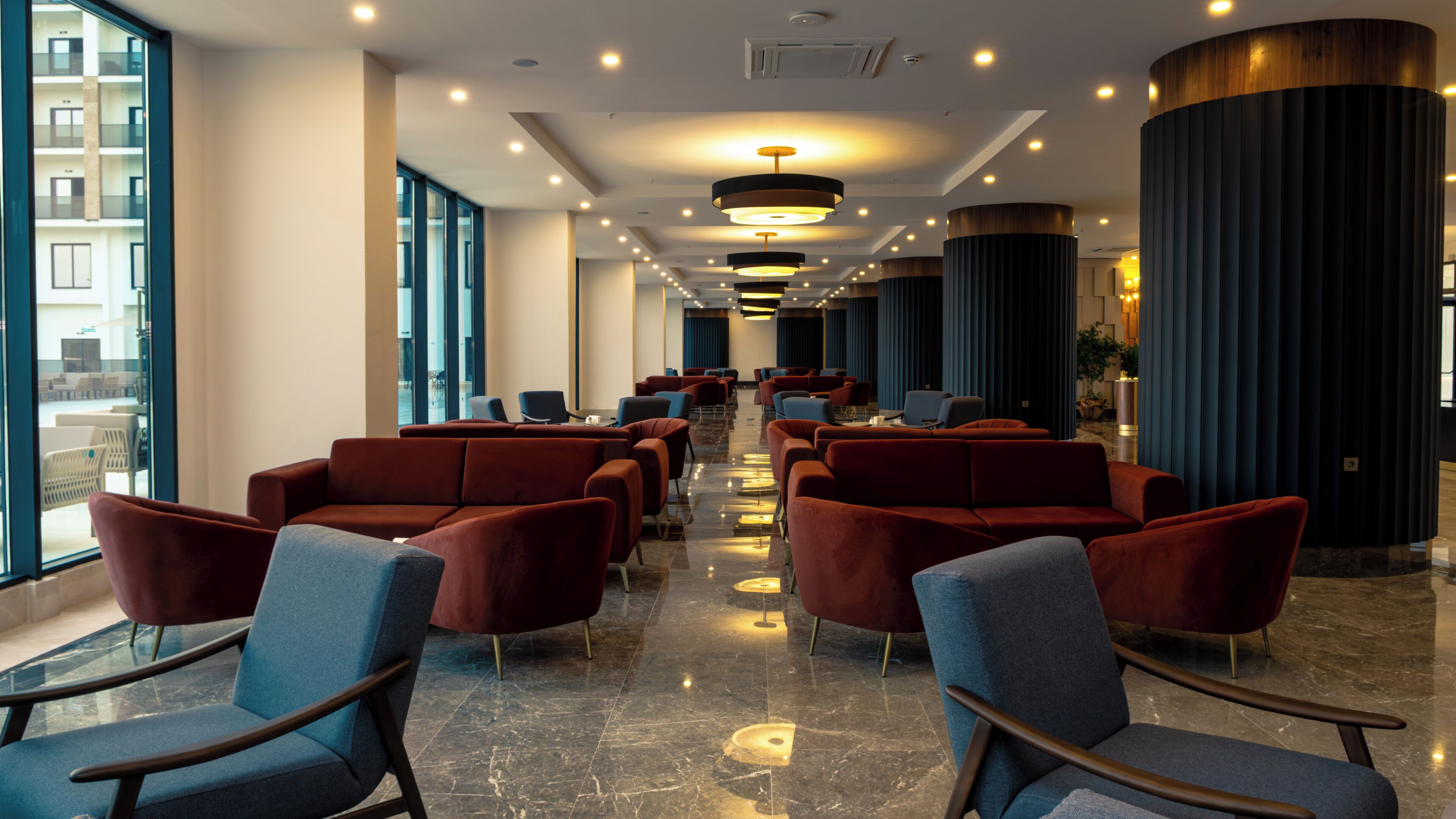 Lobby sitting area