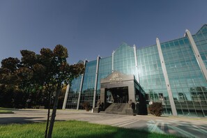 Majoituspaikan julkisivu