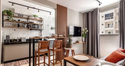 Flats Praia UberlĂąndia - Apartment close to Praia Clube - Leisure area 24-hour doorman