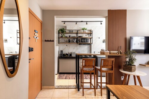 Flats Praia Uberlândia - Apartment close to Praia Clube - Leisure area 24-hour doorman