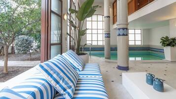 Indoor pool, a heated pool