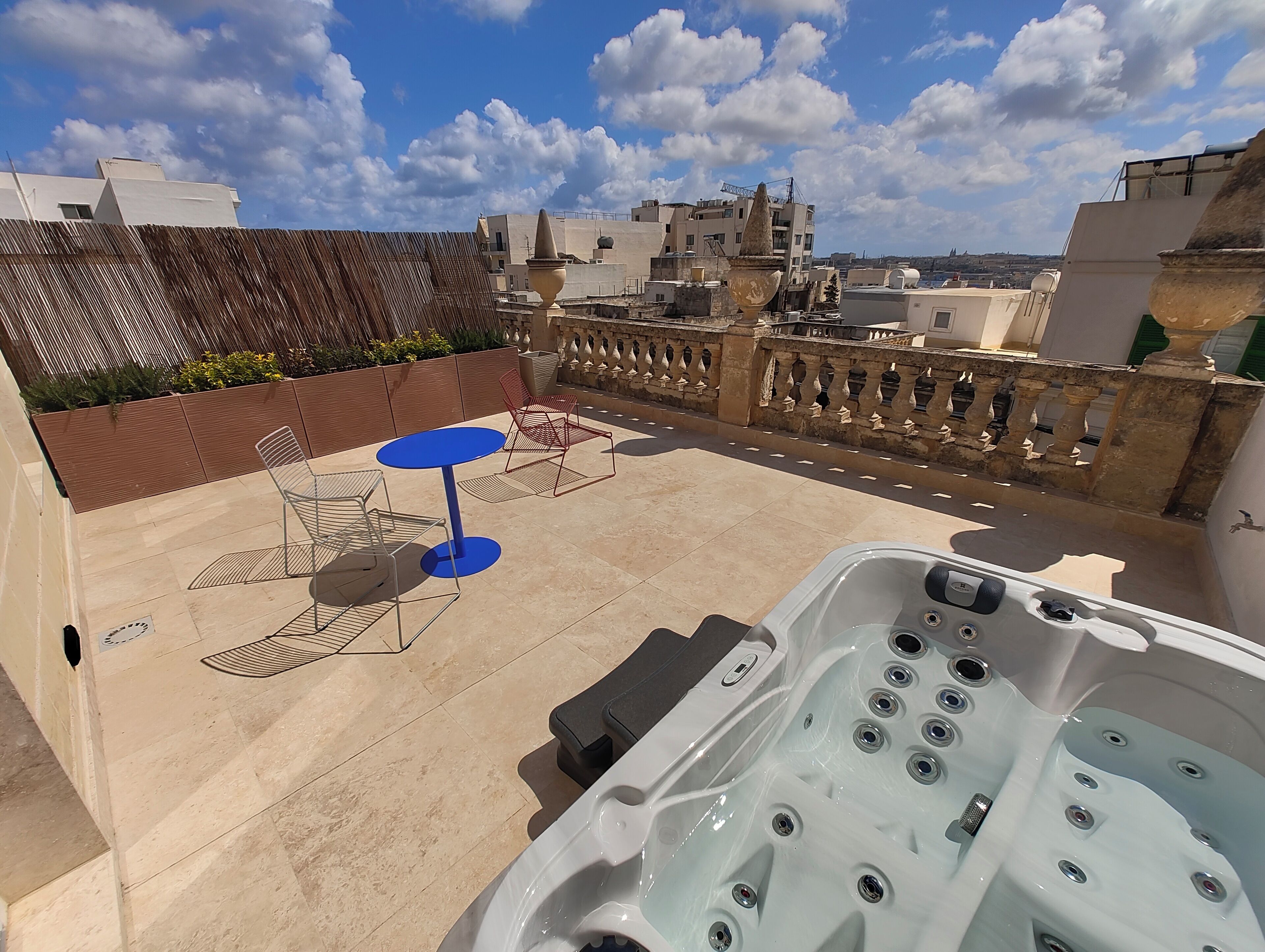 Honeymoon Suite, City View | Terrace/patio