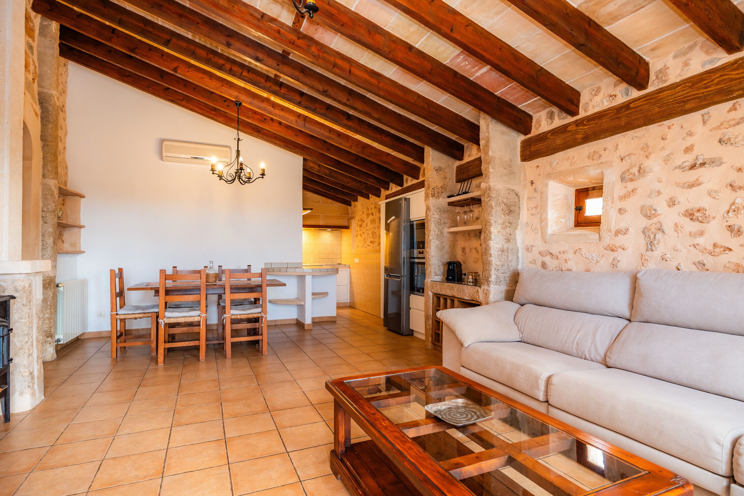 TV, fireplace, table tennis