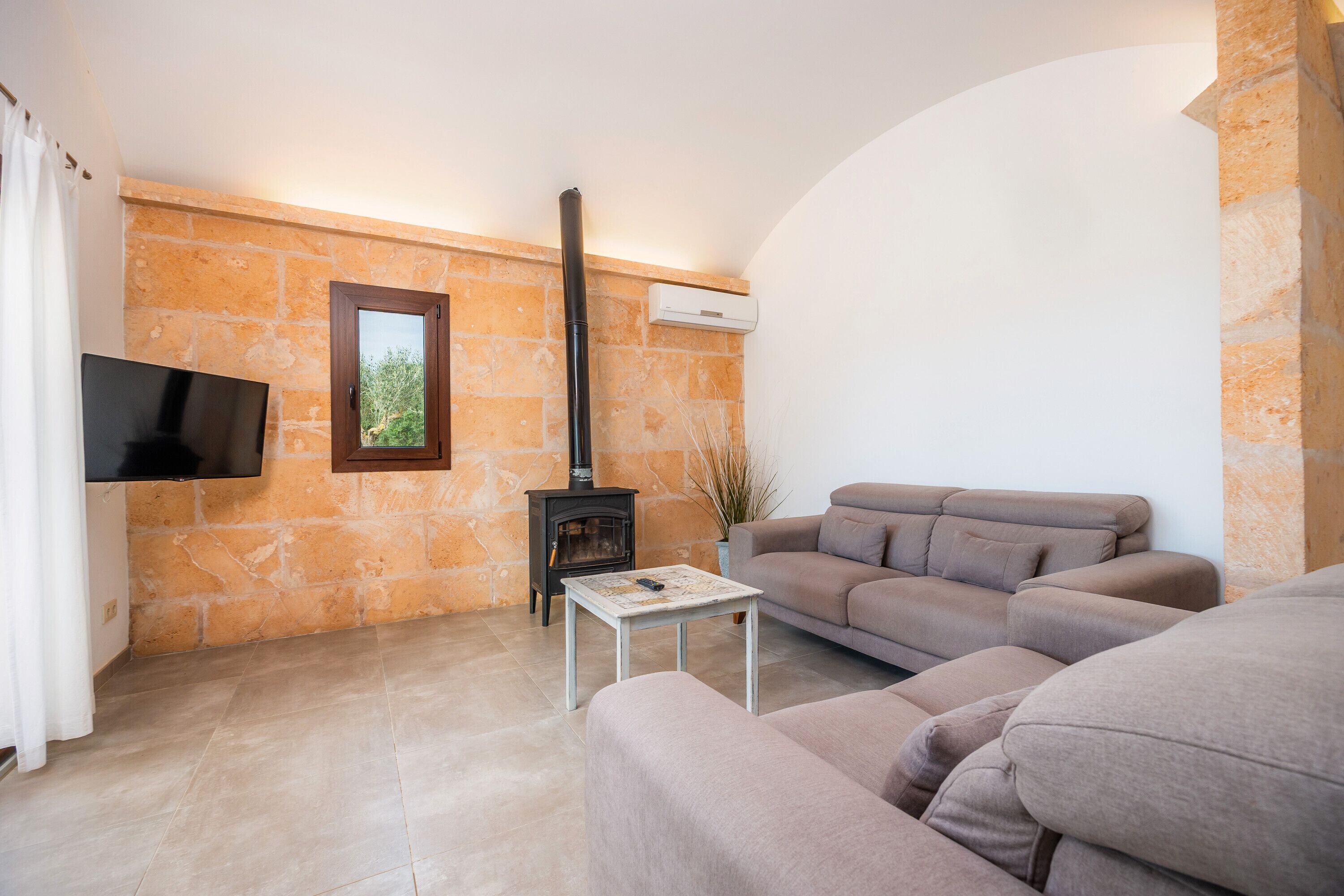 TV, fireplace, table tennis