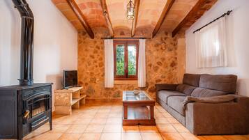 TV, fireplace, table tennis