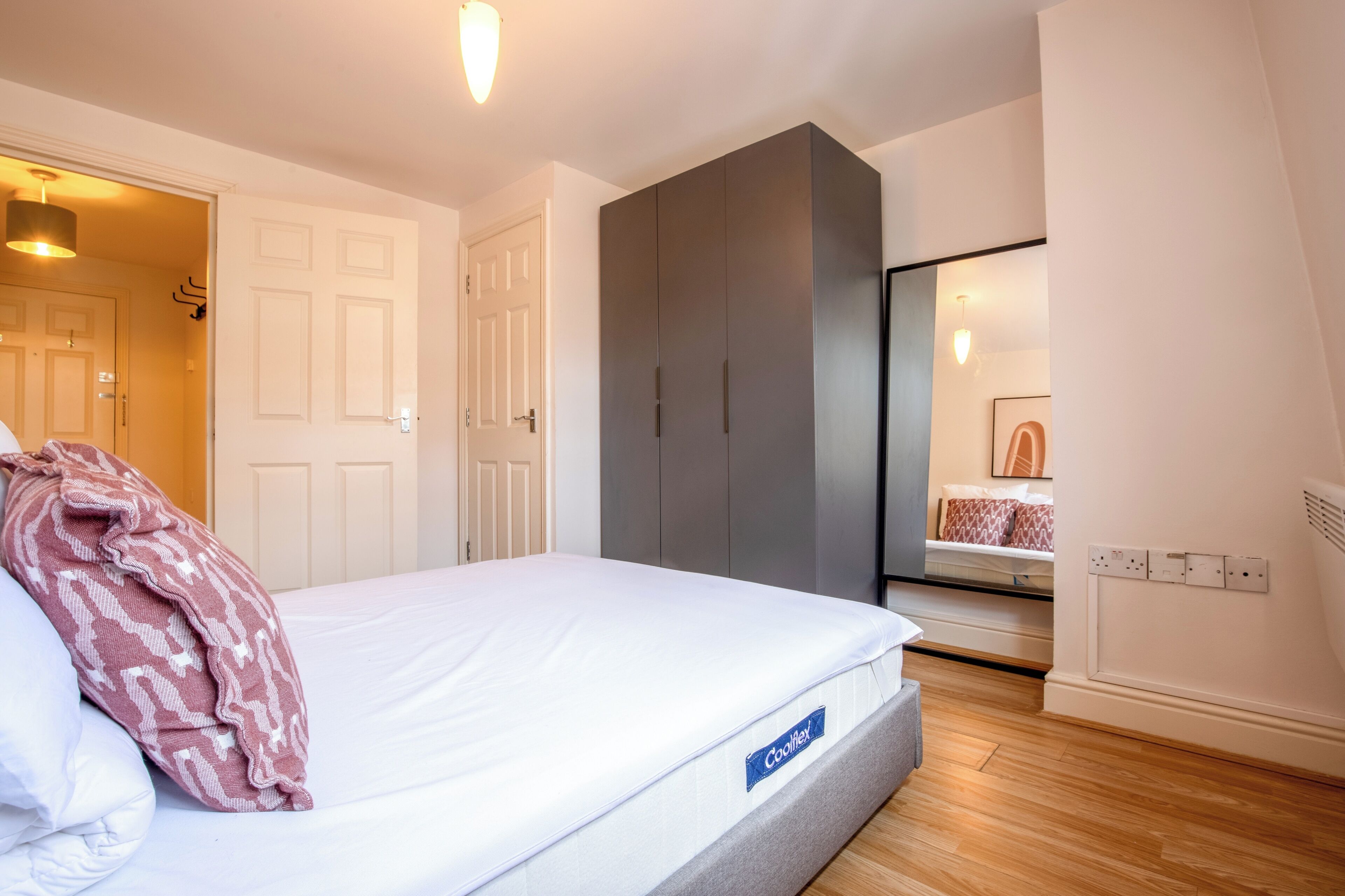 1 개의 침실, 다리미/다리미판, 무료 WiFi, 침대 시트