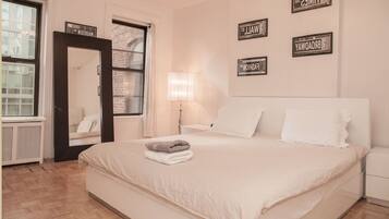 Iron/ironing board, free WiFi, bed sheets