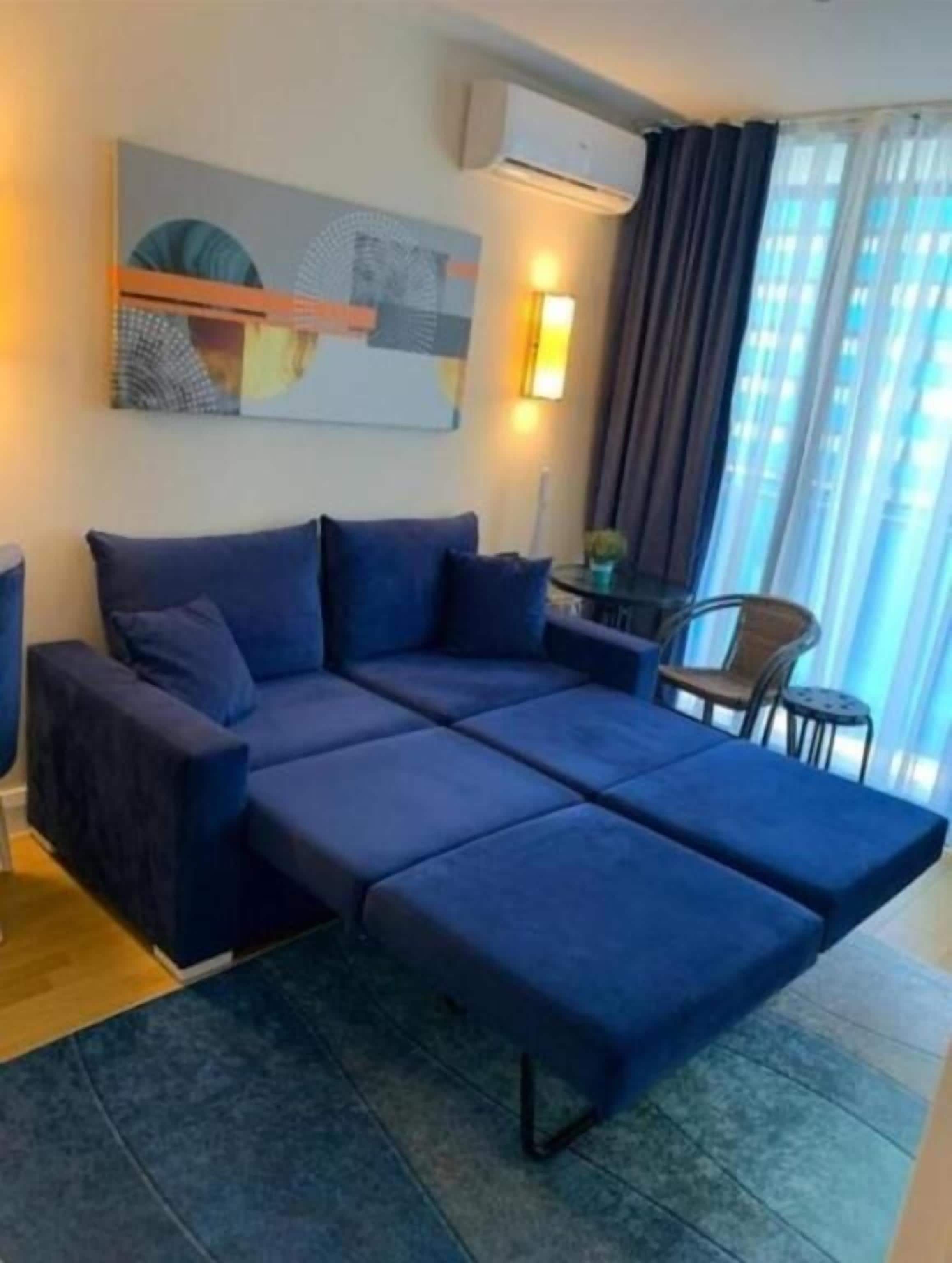 Familien-Suite, Meerblick | Wohnbereich