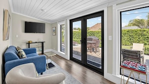 Hus, flere senger, terrasse, hageutsikt (Highland Cottage) | Oppholdsområde
