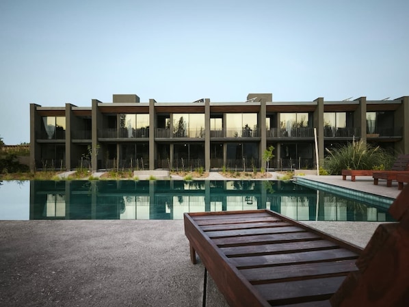 Seasonal outdoor pool
