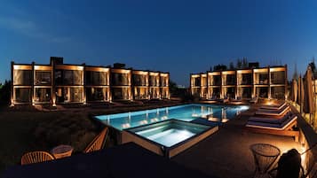 Alberca al aire libre por temporada