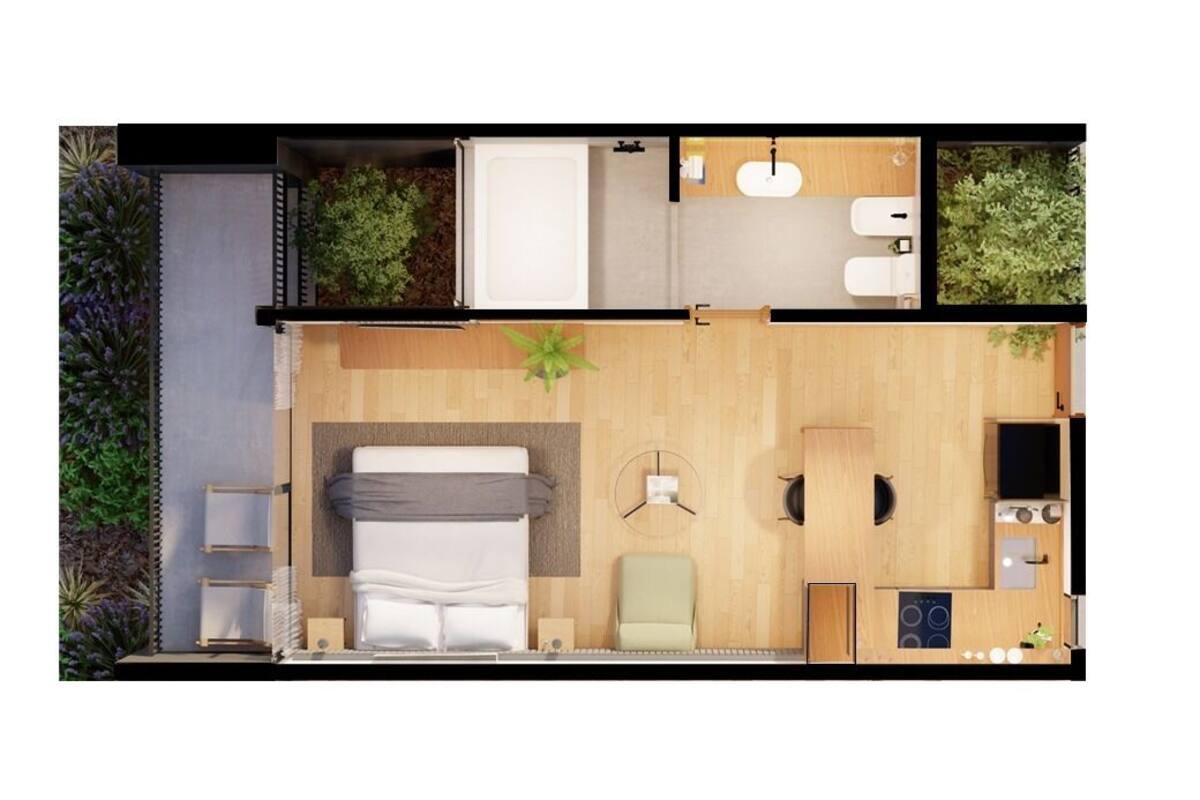 Premium Single Room, Balcony | In-room safe, desk, laptop workspace, soundproofing