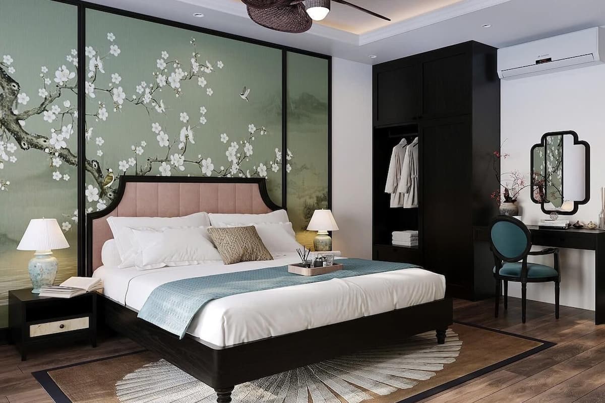 King Room with Garden View | 욕실 | 샤워 시설, 헤어드라이어, 슬리퍼, 비데