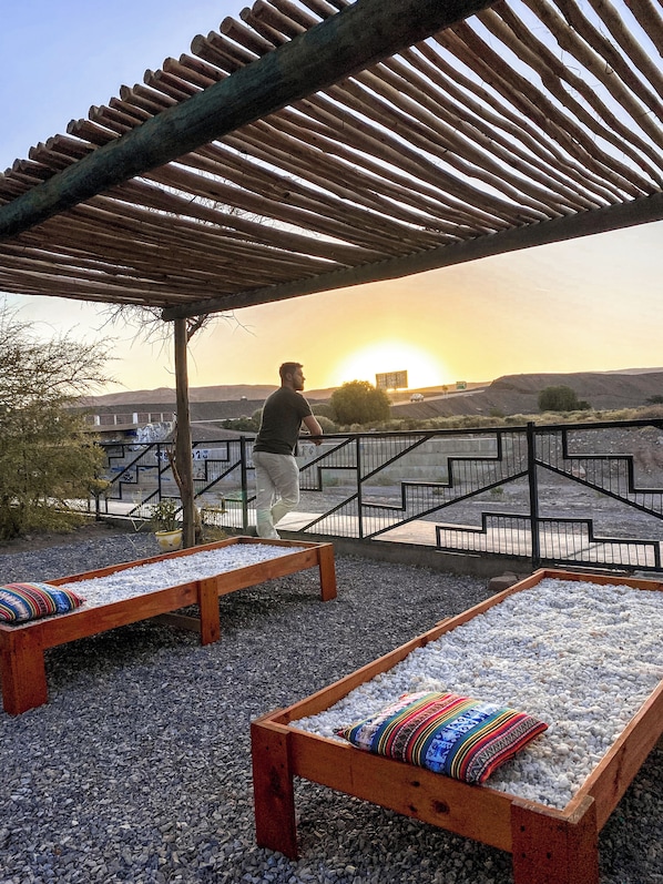 Uitzicht vanuit accommodatie