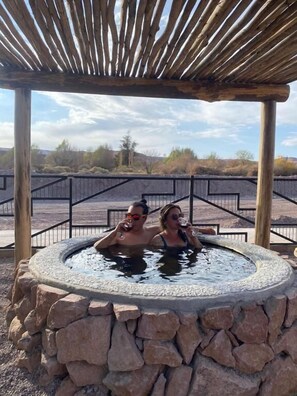 Bathtub spa outdoor