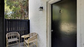 Terrace/patio - Landing | Chic 2BD, Pool, Tennis Court (DeSoto)