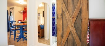 The Clark: Our vision of Clark Kent's 1st home with full kitchen & laundry!!!