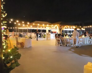 Área para banquetes al aire libre