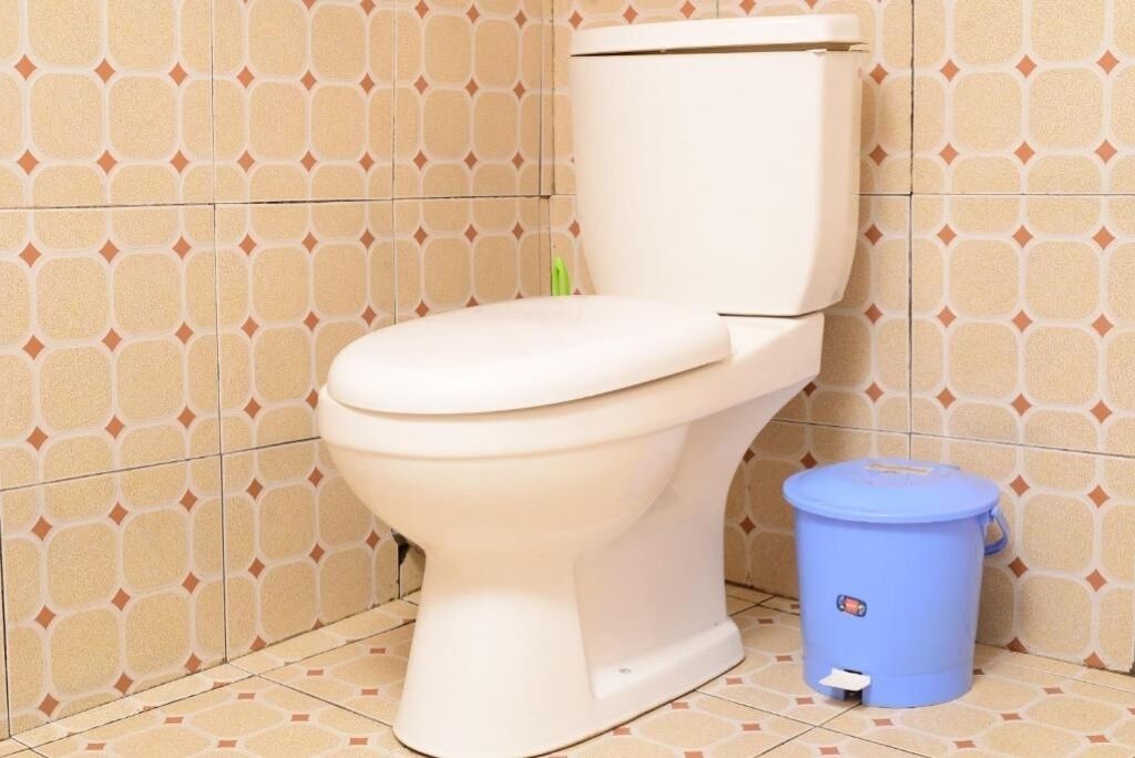 Dusche, Handtücher, Seife, Toilettenpapier