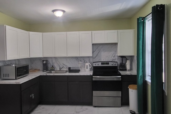 Mikrovågsugn, ugn och spishäll