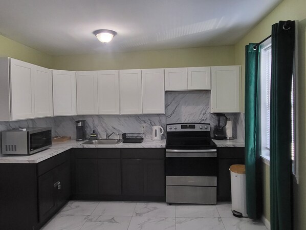 Microwave, oven, stovetop