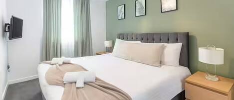 2 sovrum, strykjärn/strykbräda, wi-fi och sängkläder