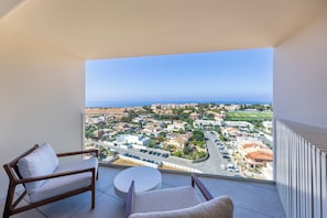 Departamento, 1 habitación, vista al mar | Terraza o patio