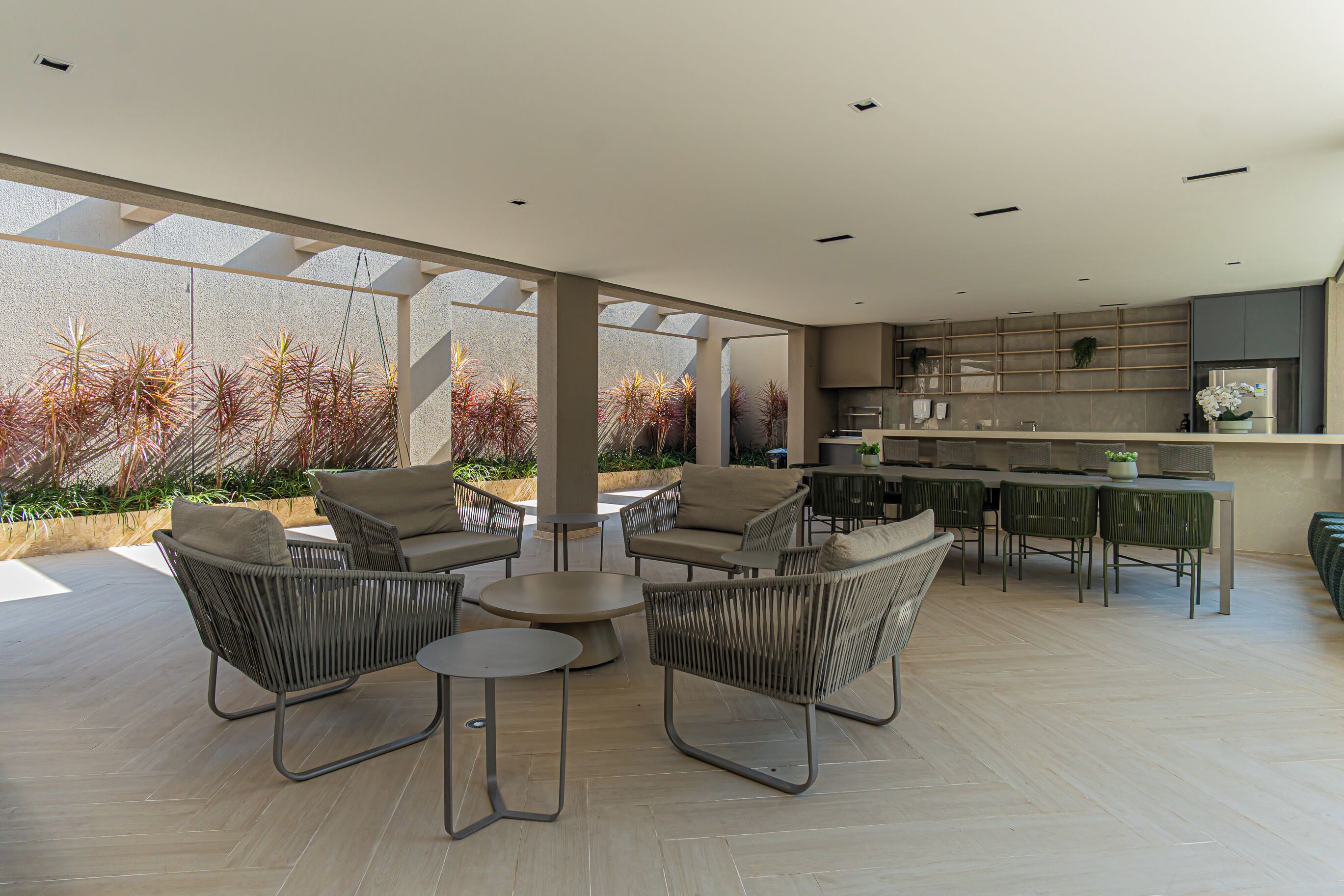 Opções para refeição ao ar livre