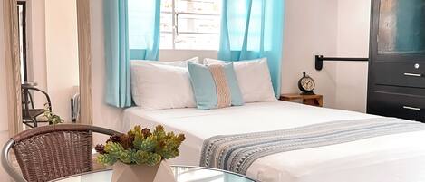 1 chambre, fer et planche Ă repasser, Wi-Fi, draps fournis