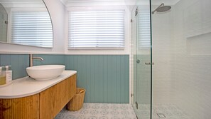 Shower, hair dryer