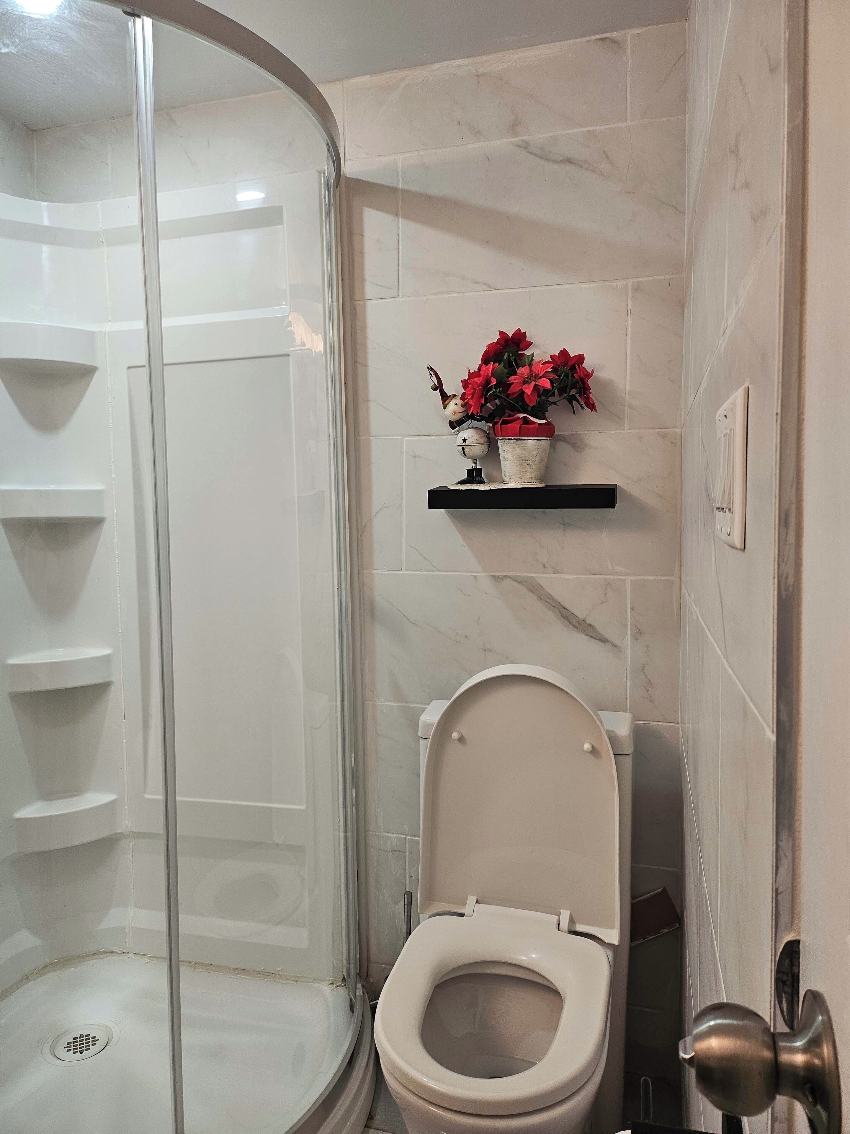 Towels, soap, toilet paper