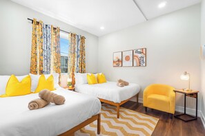 5 bedrooms, in-room safe, iron/ironing board, travel crib