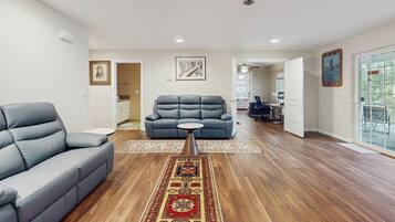 TV, fireplace, video games, table tennis