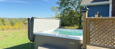 Idromassaggio all'aperto