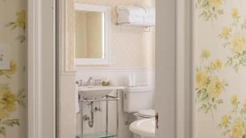 Free toiletries, hair dryer, towels, soap