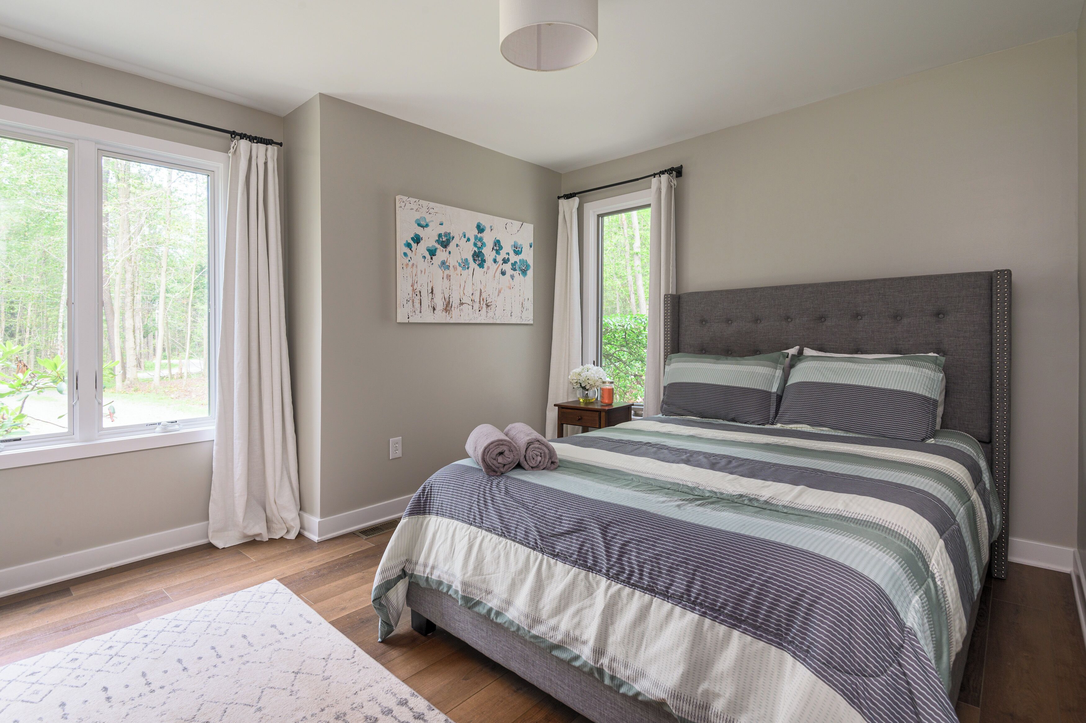 Rumah, Bebas Asap Rokok, balkon | Wi-Fi gratis dan seprai linen