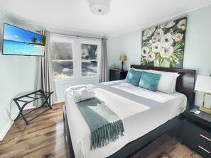 2 chambres, fer et planche à repasser, Wi-Fi, draps fournis