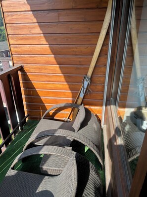 Property grounds - Apartment center La Clusaz. Mountain view. Close to ski lifts. (La Clusaz)
